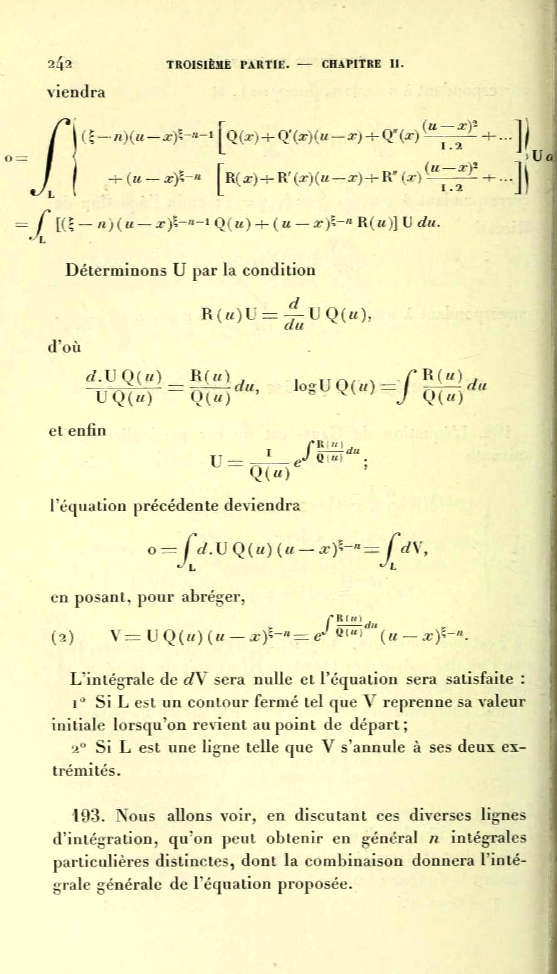 Camille Jordan, Cours d'Analyse, Ed. 2, Vol. 3, pg. 242